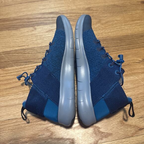 Nike Womens Free RN CMTR 2017 PREM Blue Running Shoes Size 8 - Picture 8 of 9